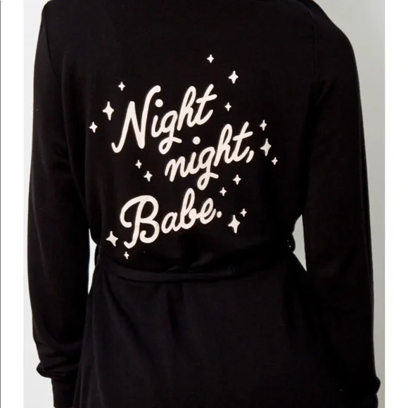 SOLD OUT!! 
good hYOUman robe, Night Night, Babe ✨✨✨  NWT - Picture 2 of 2